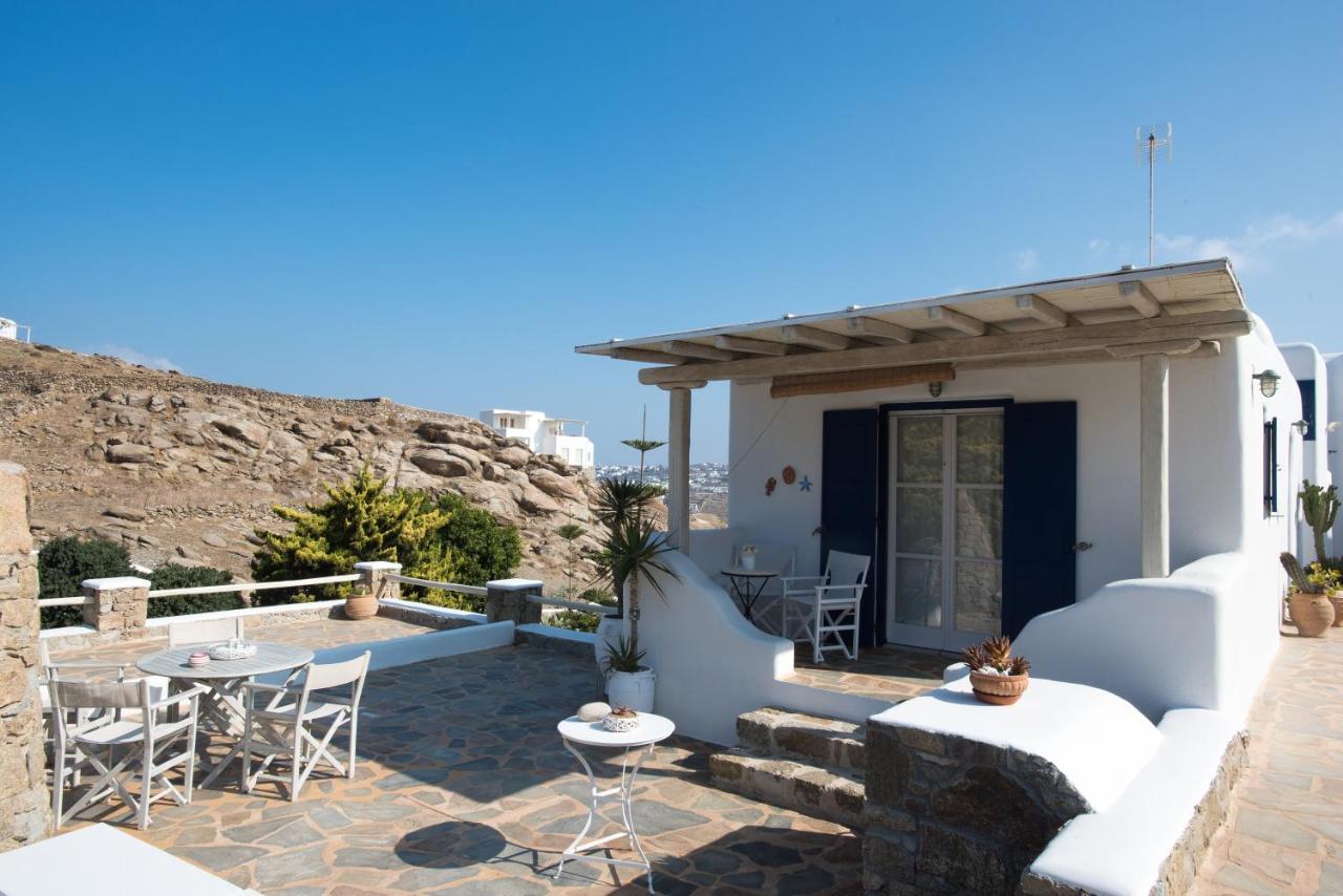 Yalos Mykonos Ornos Pouli Private Apartments W Shared Swimming Pool Mykonos Town Eksteriør billede