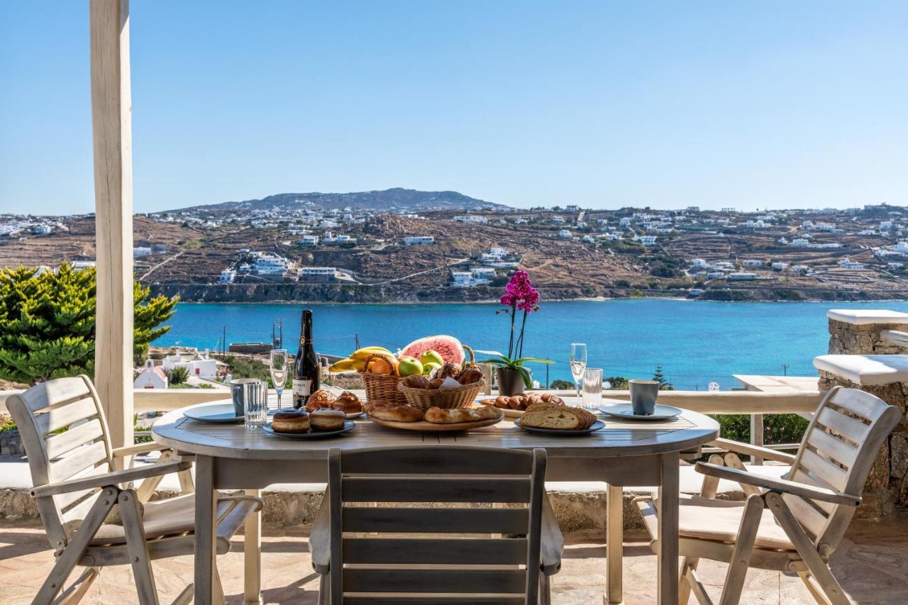 Yalos Mykonos Ornos Pouli Private Apartments W Shared Swimming Pool Mykonos Town Eksteriør billede