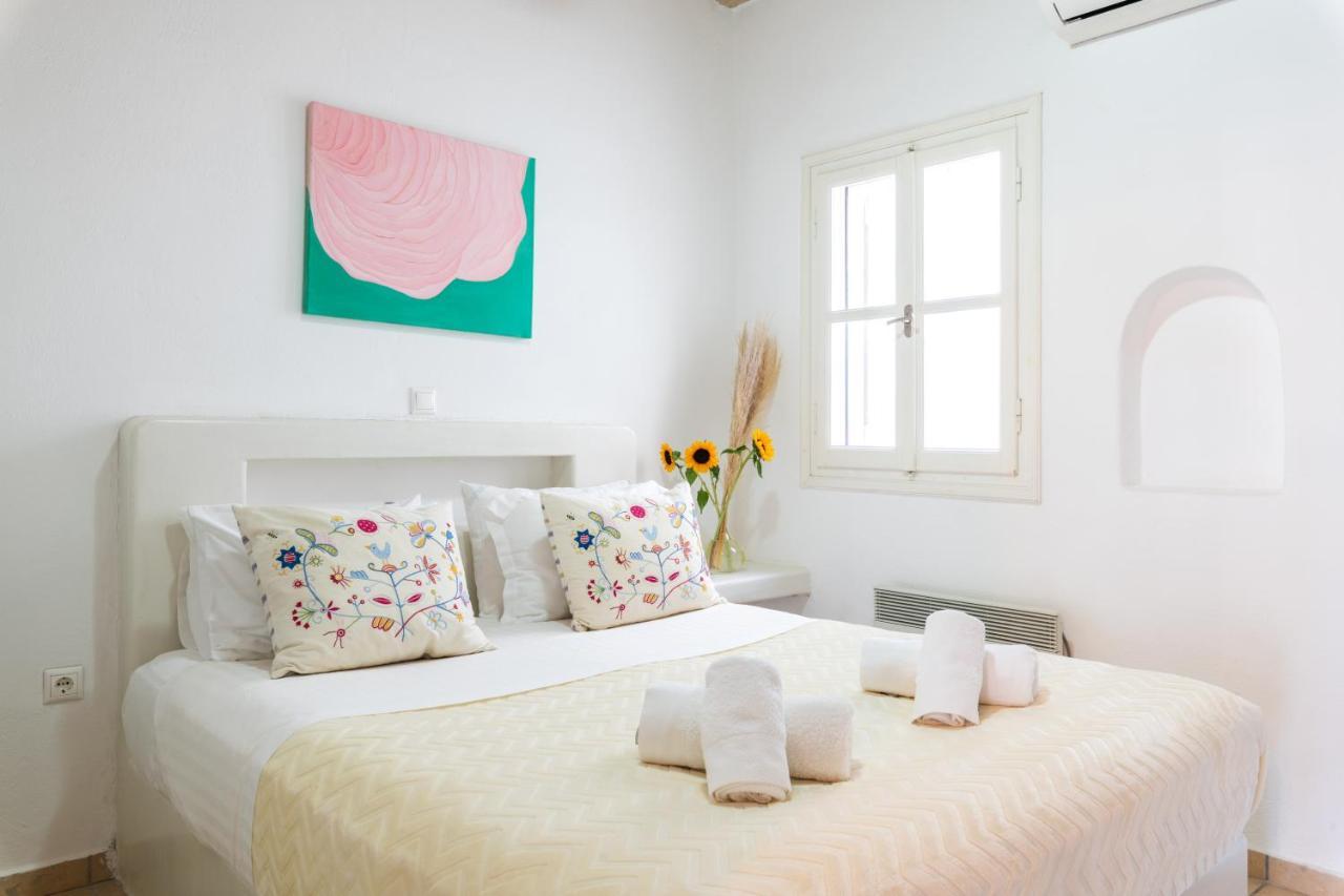 Yalos Mykonos Ornos Pouli Private Apartments W Shared Swimming Pool Mykonos Town Eksteriør billede