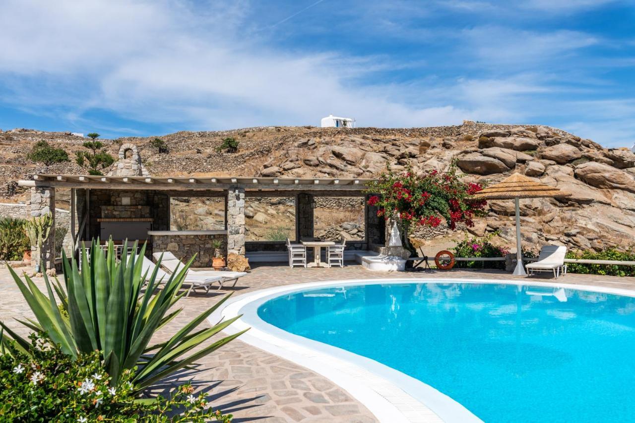 Yalos Mykonos Ornos Pouli Private Apartments W Shared Swimming Pool Mykonos Town Eksteriør billede