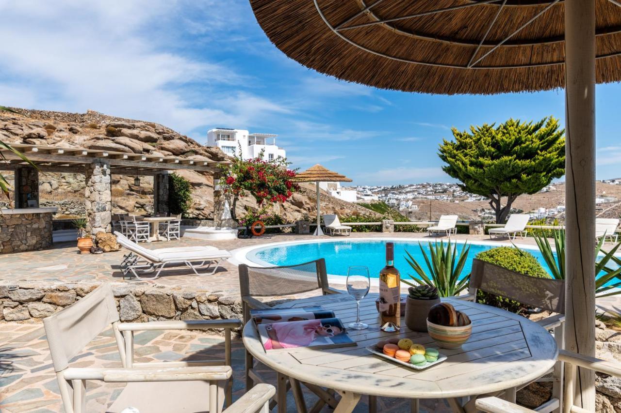 Yalos Mykonos Ornos Pouli Private Apartments W Shared Swimming Pool Mykonos Town Eksteriør billede