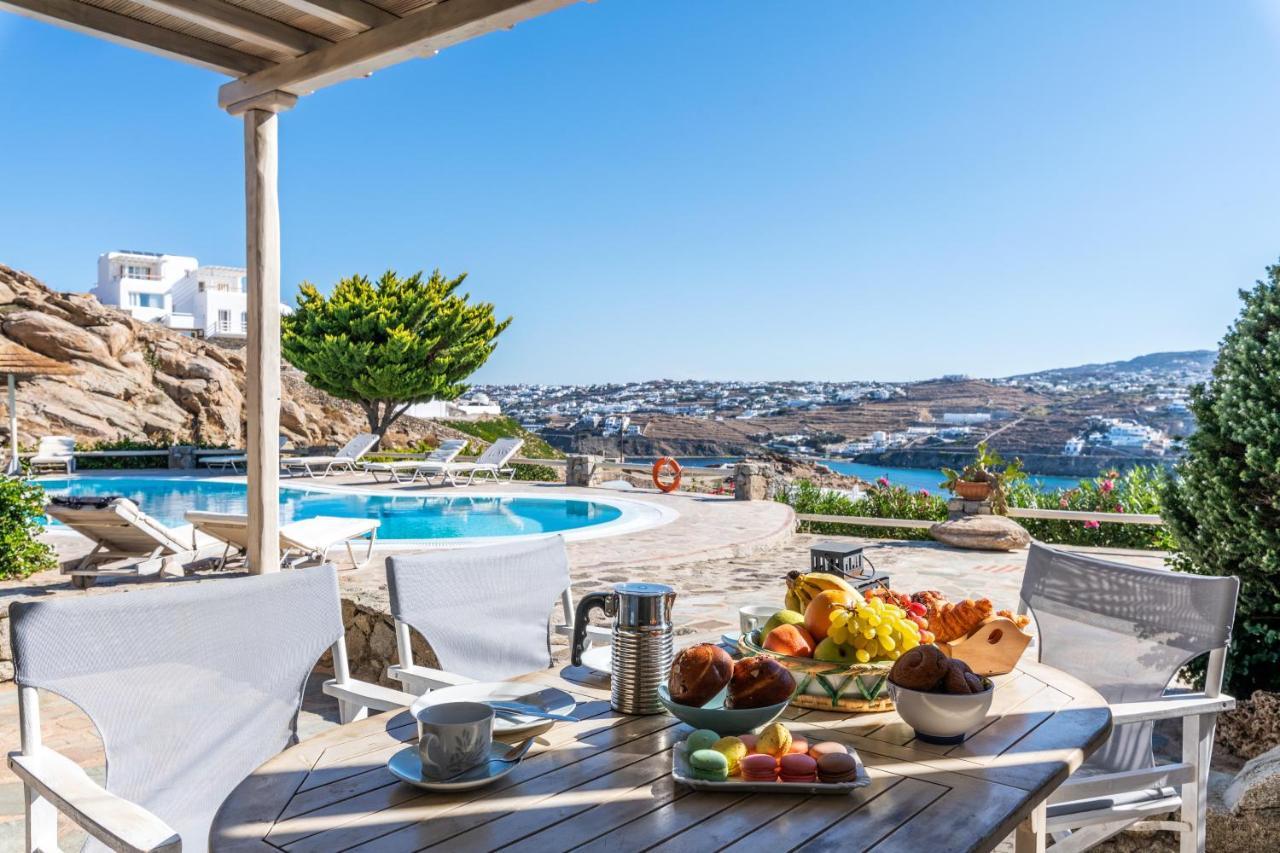 Yalos Mykonos Ornos Pouli Private Apartments W Shared Swimming Pool Mykonos Town Eksteriør billede
