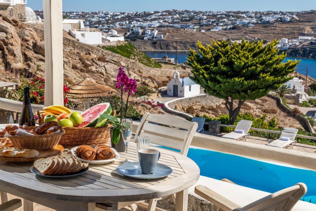 Yalos Mykonos Ornos Pouli Private Apartments W Shared Swimming Pool Mykonos Town Eksteriør billede
