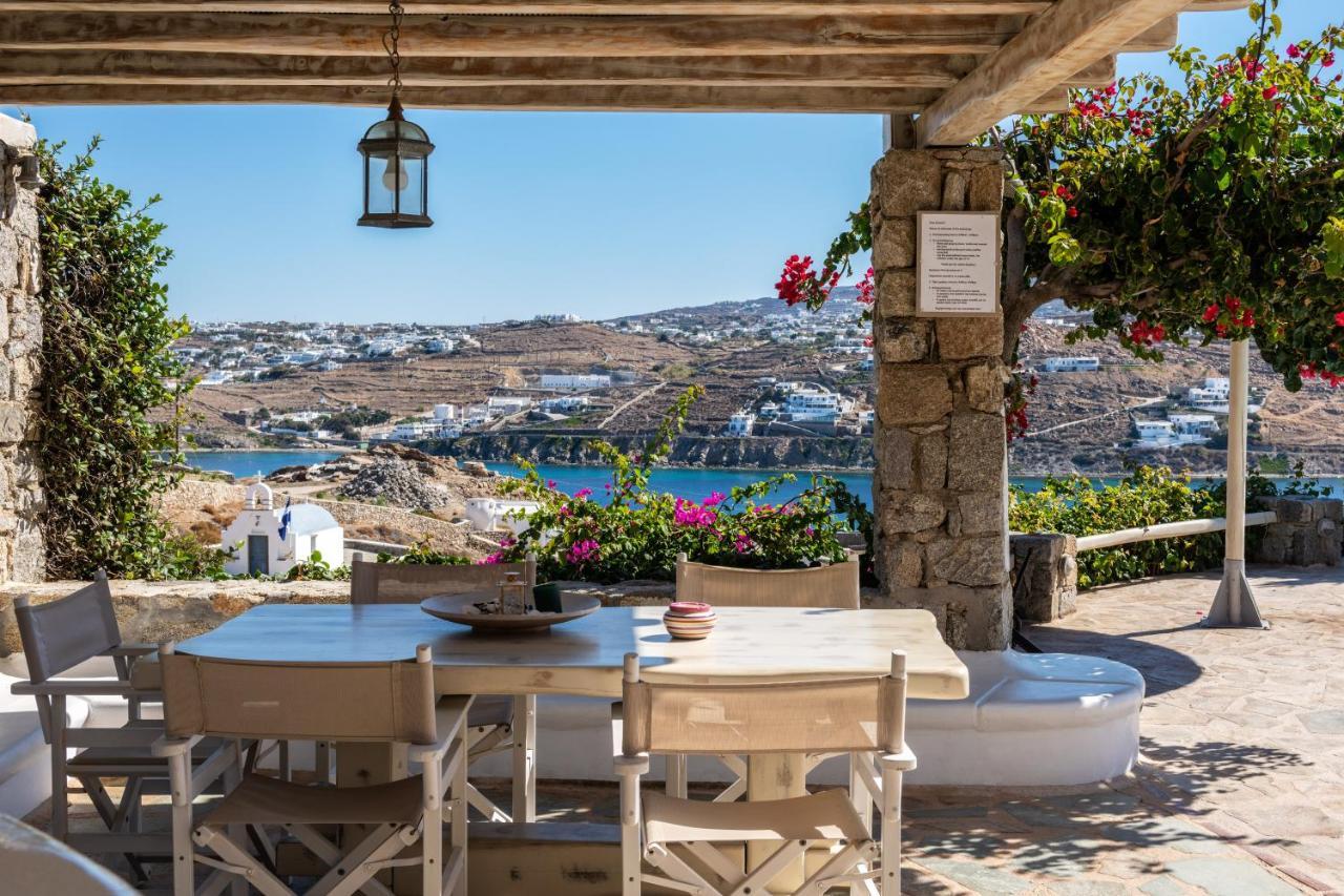 Yalos Mykonos Ornos Pouli Private Apartments W Shared Swimming Pool Mykonos Town Eksteriør billede