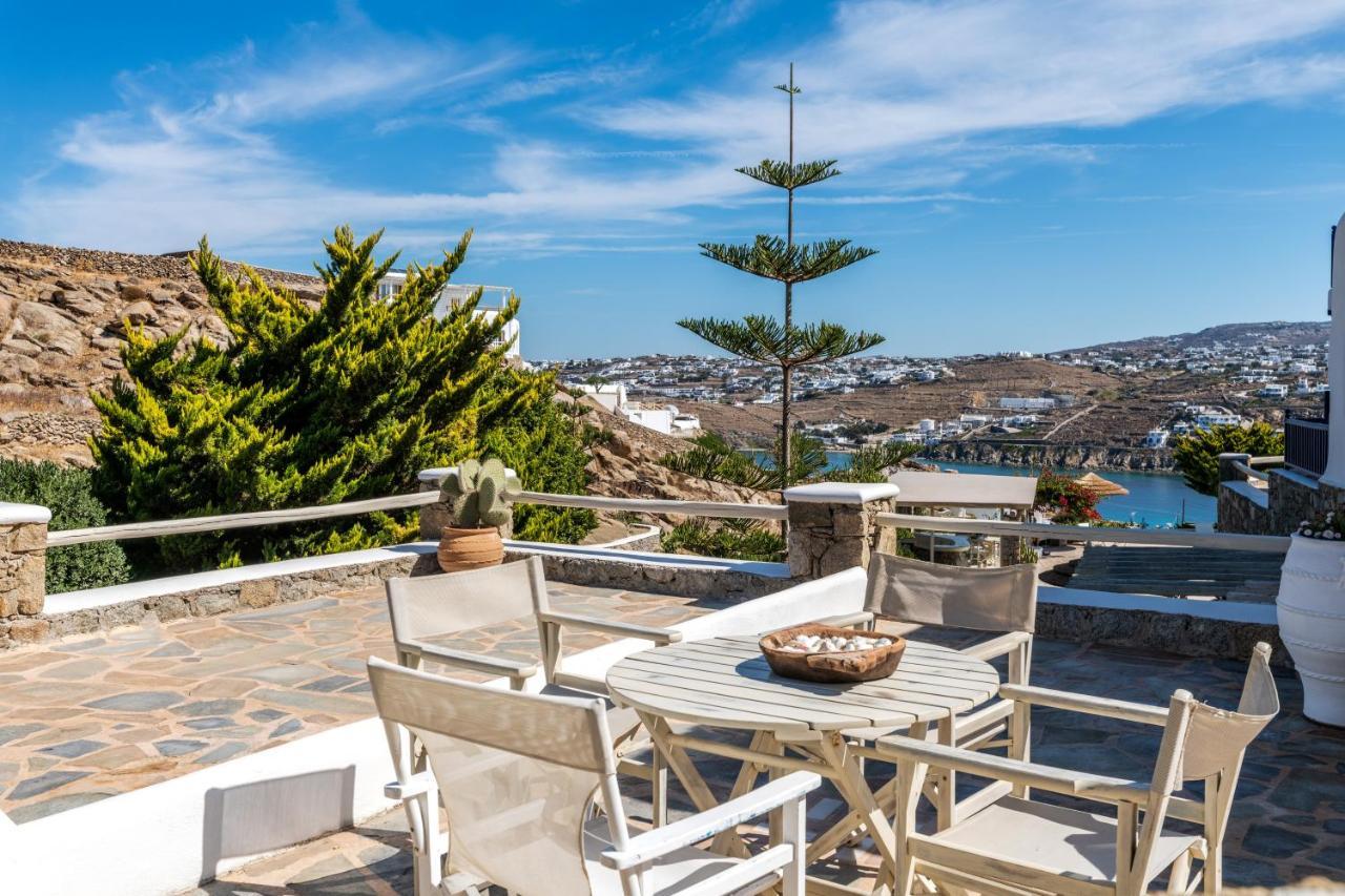 Yalos Mykonos Ornos Pouli Private Apartments W Shared Swimming Pool Mykonos Town Eksteriør billede